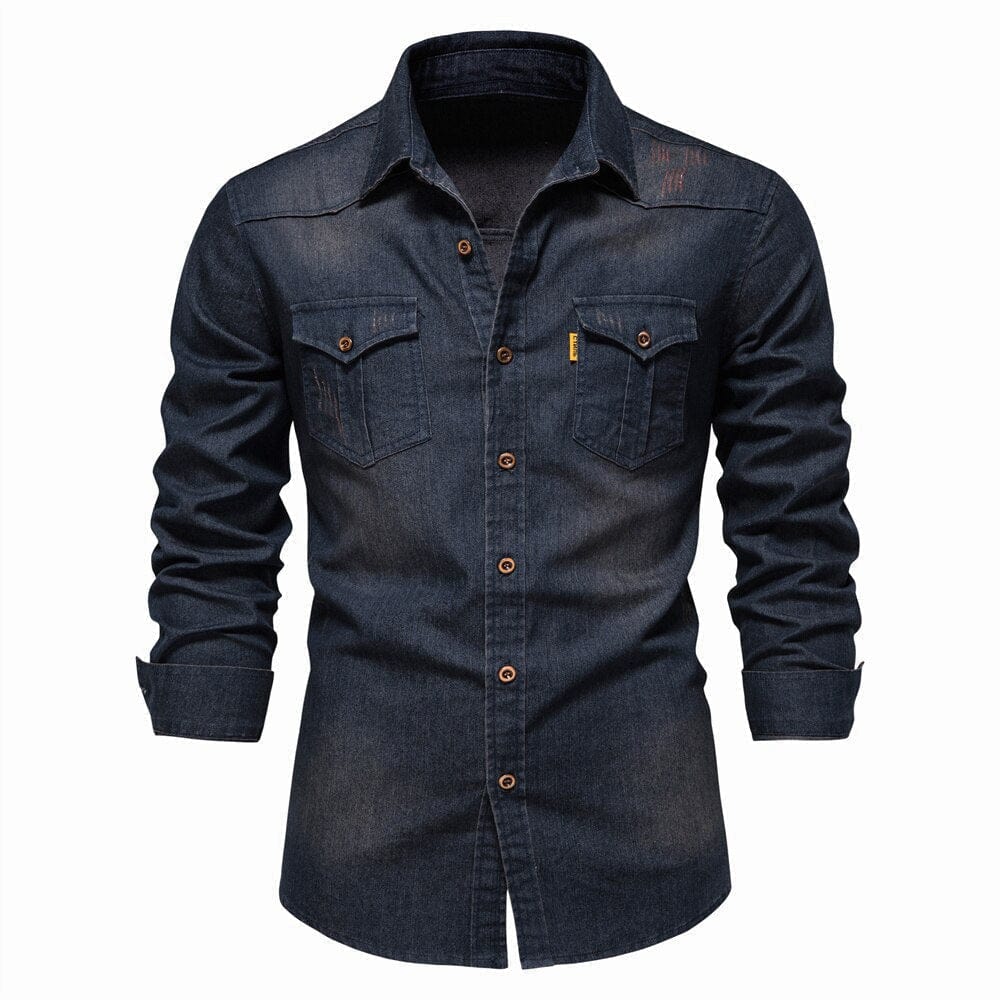 Luciano Denim Overhemd