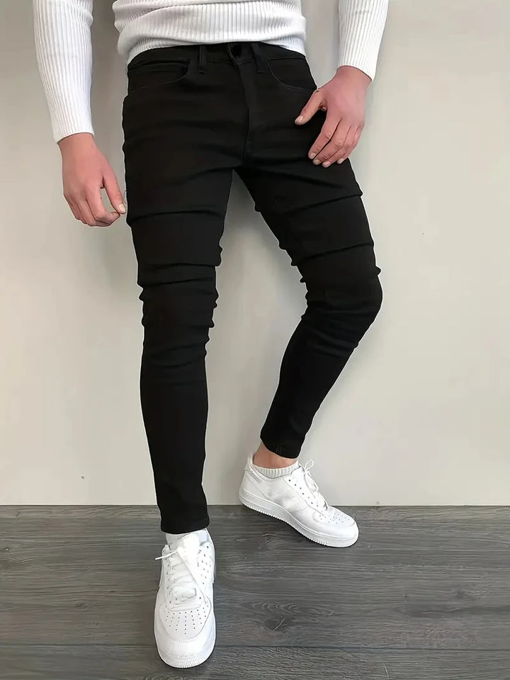 Heren Luxe Stijl Slim Fit Broeken voor de Herfst