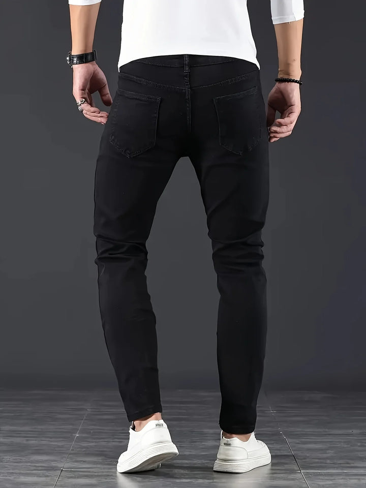 Heren Luxe Stijl Slim Fit Broeken voor de Herfst